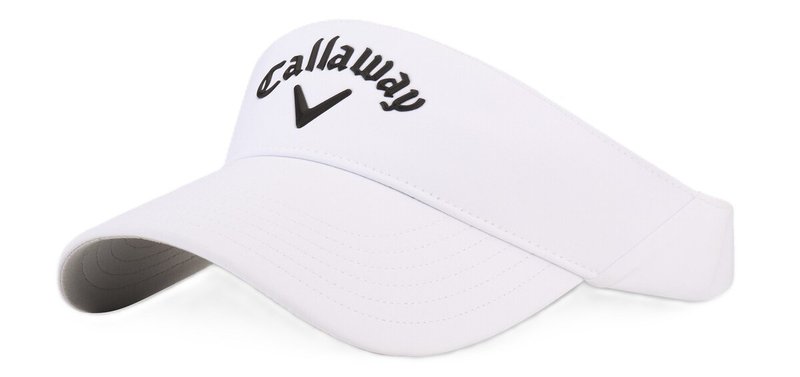 Callaway Liquid Metal heren visor, wit/zwart
