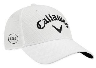 Callaway Performance Side Crest Structured logo pet, wit
