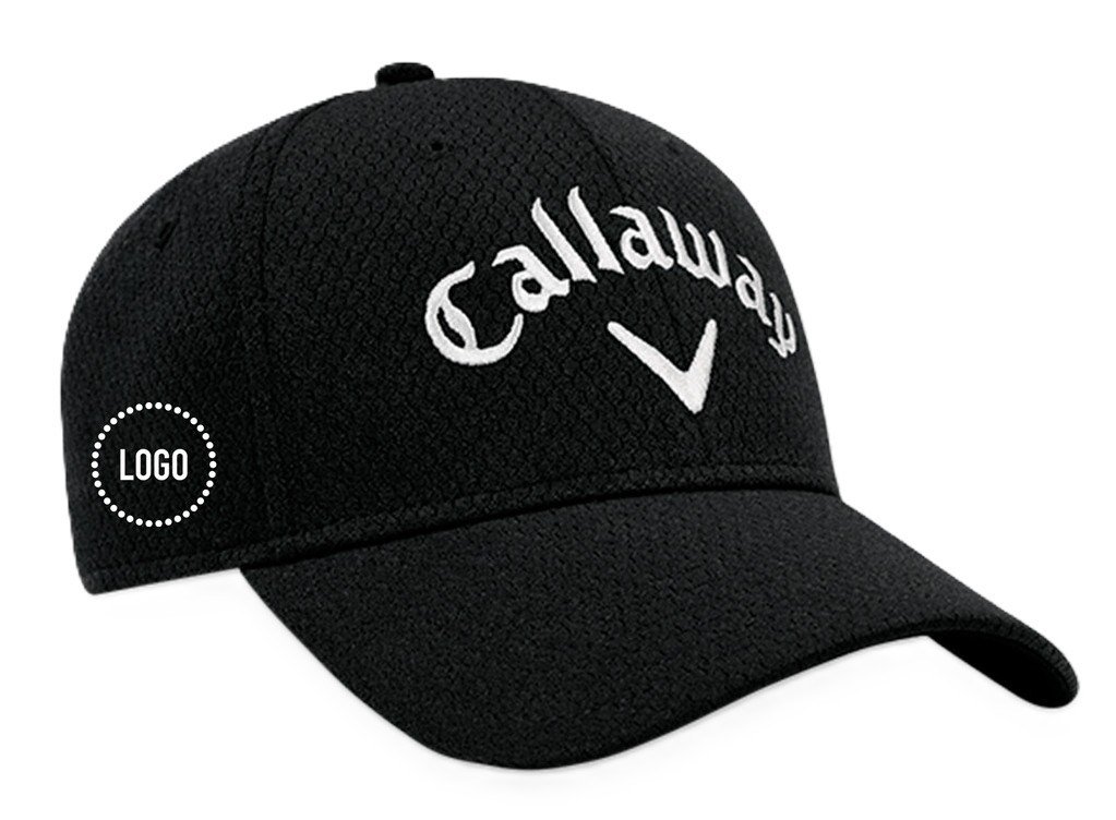 Callaway Performance Side Crest Structured logo pet, zwart