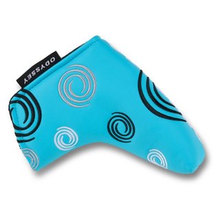 Odyssey Tour Swirl Blade putter headcover, blauw