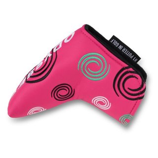 Odyssey Tour Swirl Blade putter headcover, roze