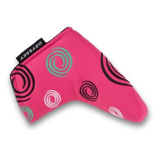 Odyssey Tour Swirl Blade putter headcover, roze