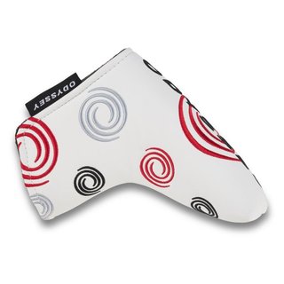 Odyssey Tour Swirl Blade putter headcover, wit