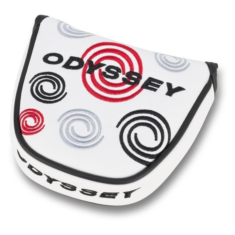 Callaway Golf Odyssey Swirl Mallet putter headcover, wit