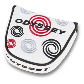 Callaway Golf Odyssey Swirl Mallet putter headcover, wit