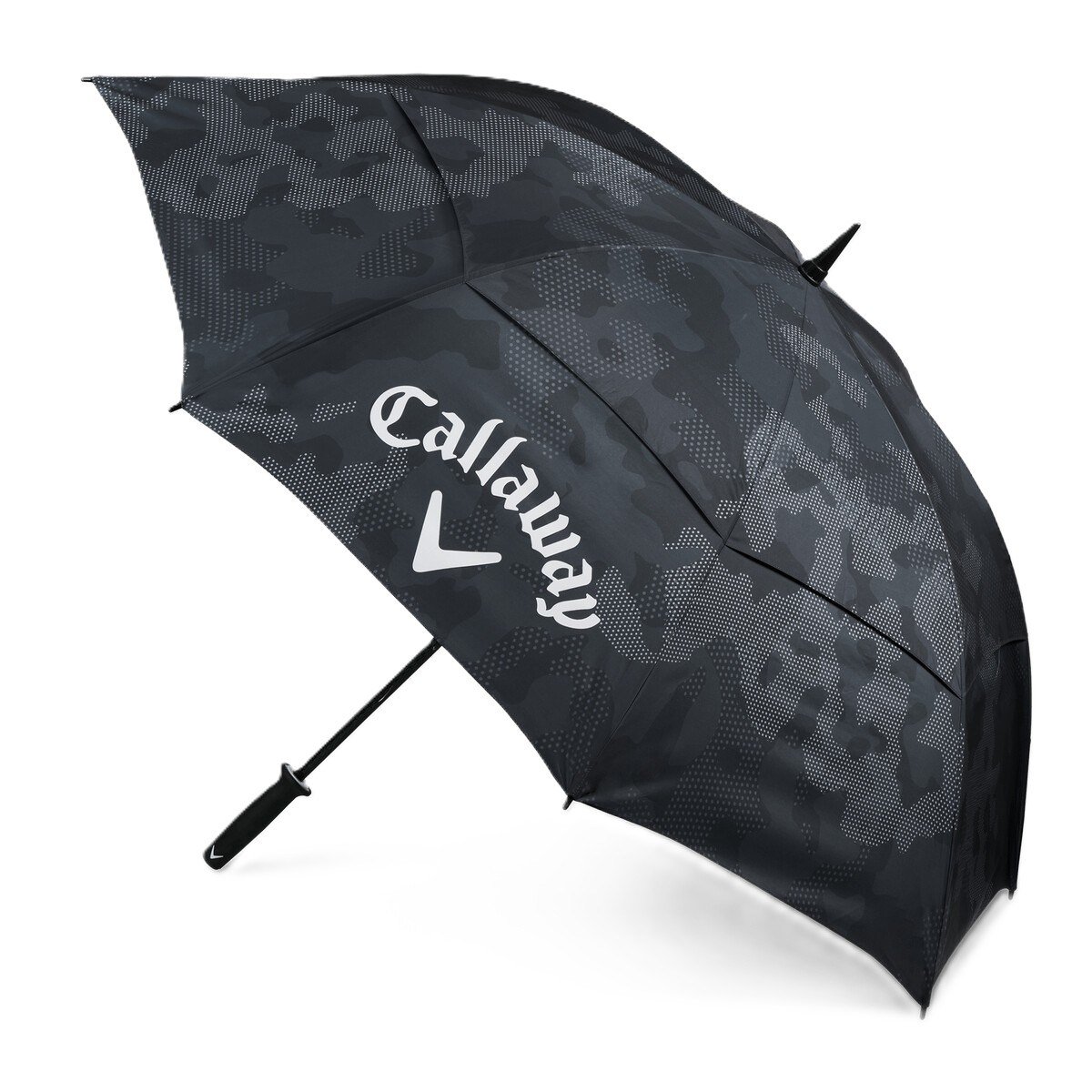 Callaway Double Canopy 64" Shield paraplu, zwart/camouflage