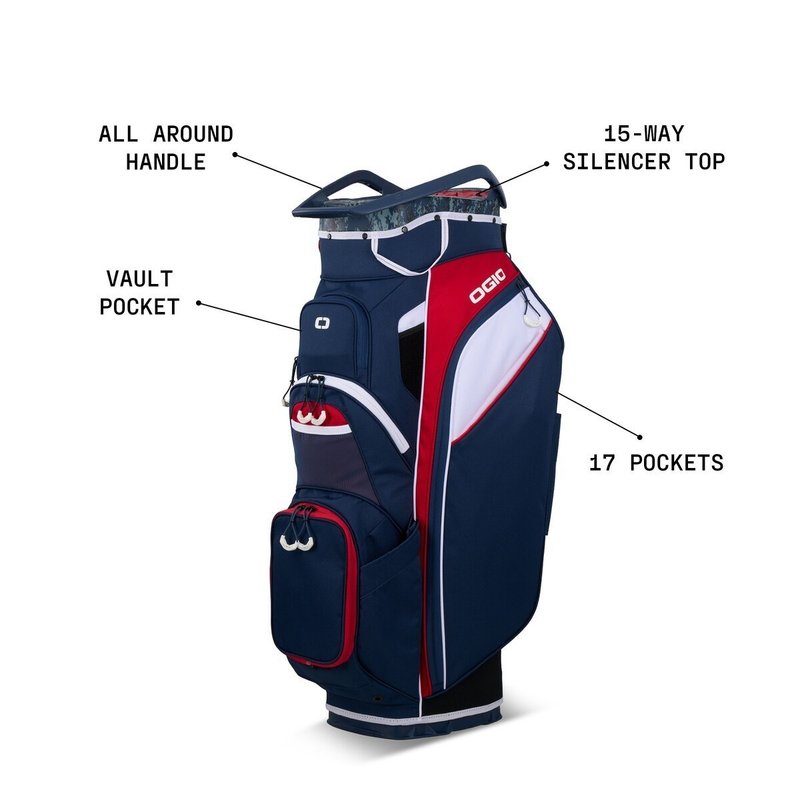 Ogio All Elements Silencer cart bag, zwart