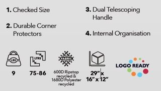 Ogio Alpha Terminal travel bag, pacific