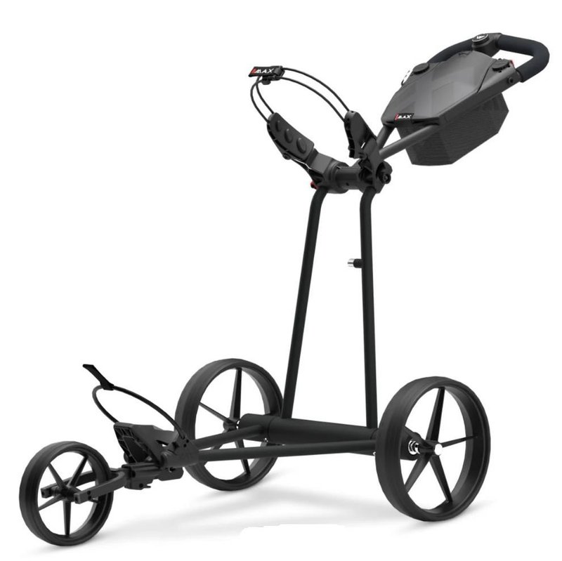 Big Max e-TI 3 elektrische golftrolley, phantom zwart (incl. accu en oplader)
