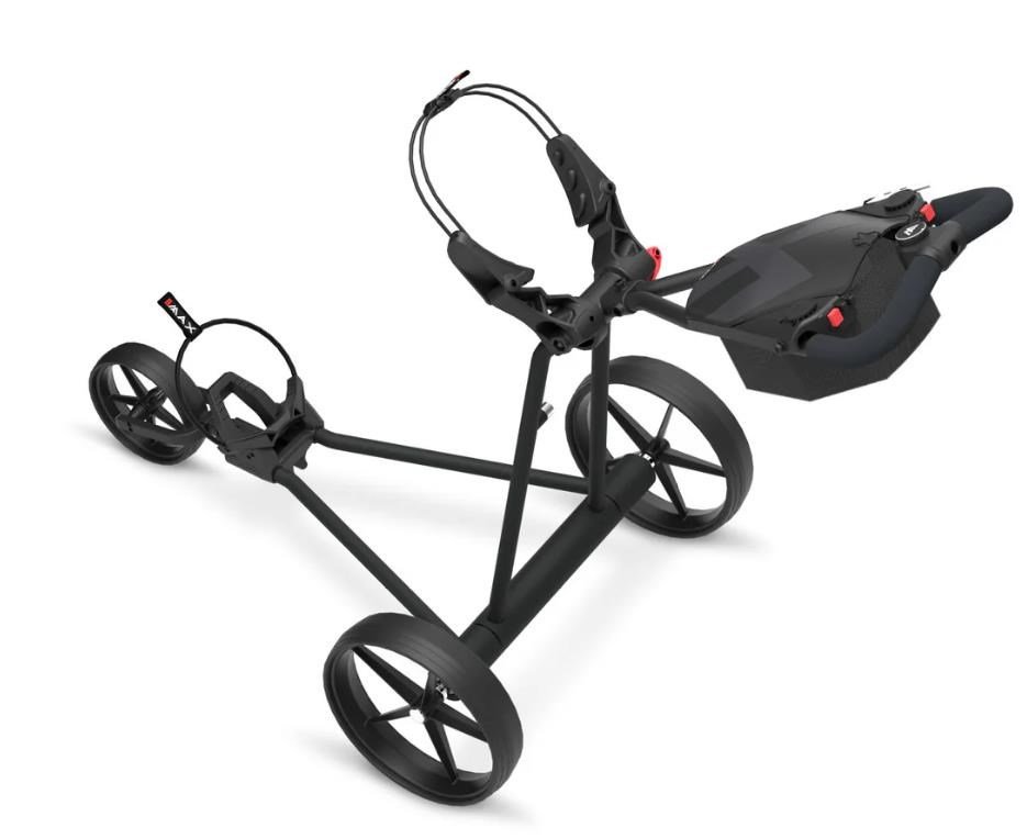 Big Max e-TI 3 elektrische golftrolley, phantom zwart (incl. accu en oplader)