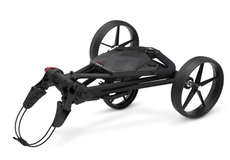Big Max e-TI 3 elektrische golftrolley, phantom zwart (incl. accu en oplader)