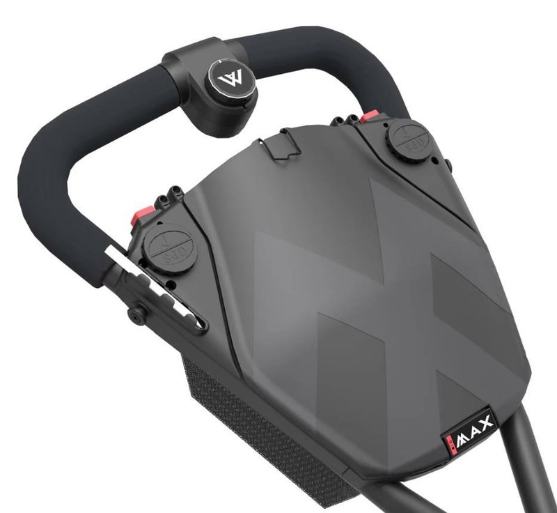Big Max e-TI 3 elektrische golftrolley, phantom zwart (incl. accu en oplader)