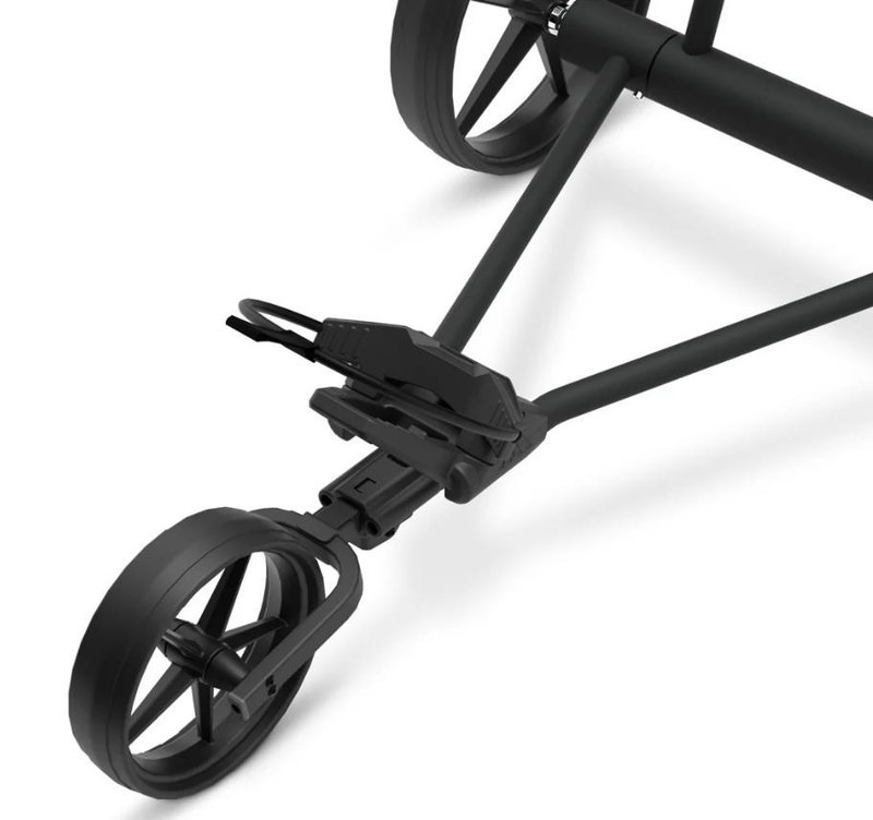 Big Max e-TI 3 elektrische golftrolley, phantom zwart (incl. accu en oplader)