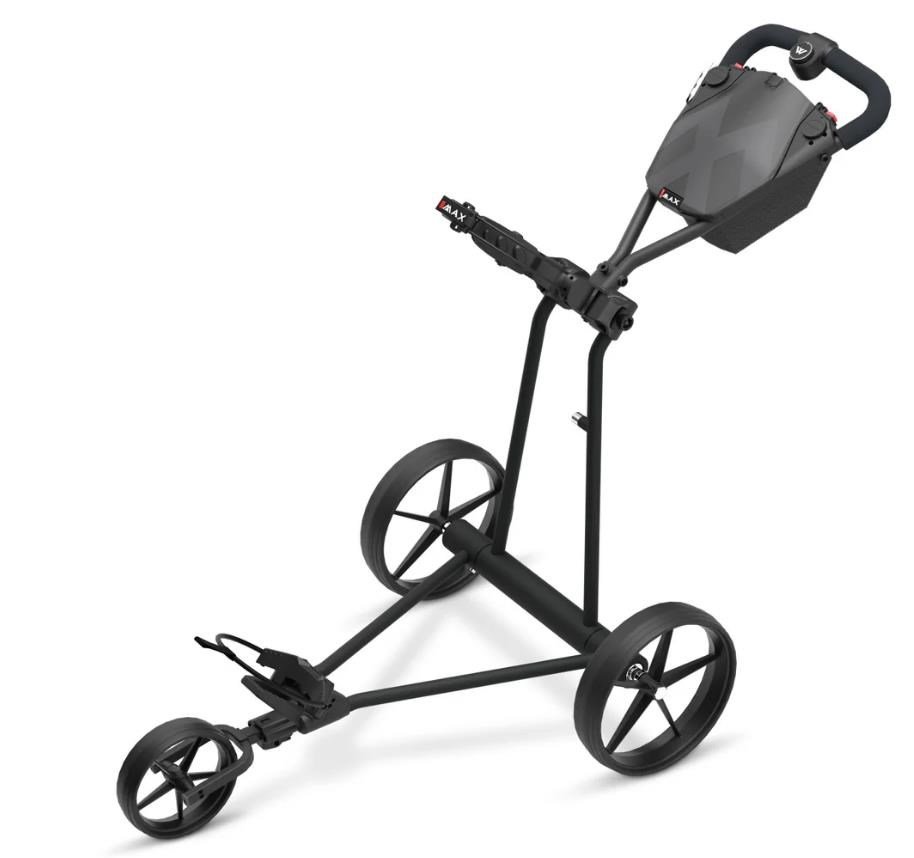Big Max e-TI 3 elektrische golftrolley, phantom zwart (incl. accu en oplader)