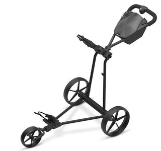 Big Max e-TI 3 elektrische golftrolley, phantom zwart (incl. accu en oplader)