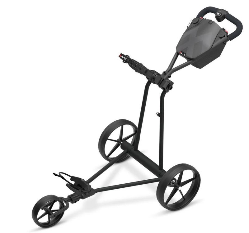 Big Max e-TI 3 elektrische golftrolley, phantom zwart (incl. accu en oplader)