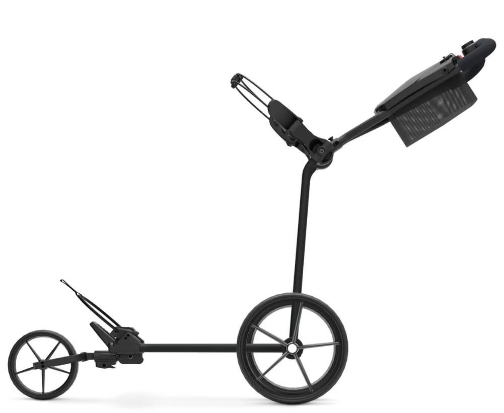 Big Max e-TI 3 elektrische golftrolley, phantom zwart (incl. accu en oplader)
