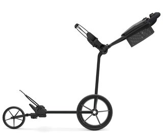 Big Max e-TI 3 elektrische golftrolley, phantom zwart (incl. accu en oplader)
