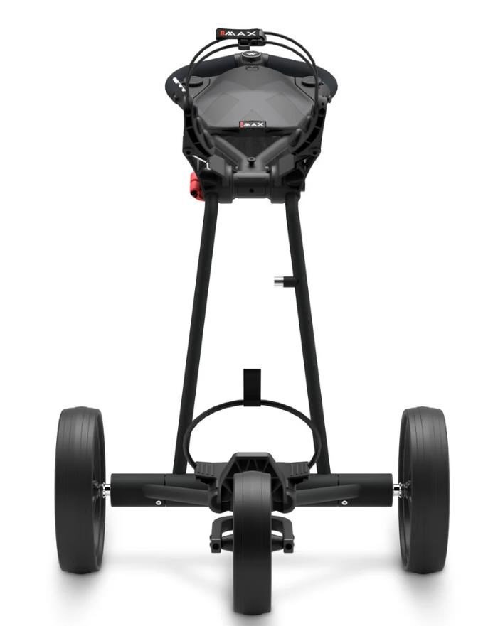 Big Max e-TI 3 elektrische golftrolley, phantom zwart (incl. accu en oplader)