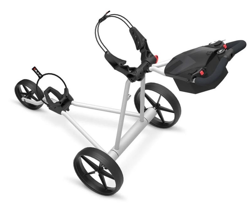 Big Max e-TI 3 elektrische golftrolley, grijs (incl. accu en oplader)