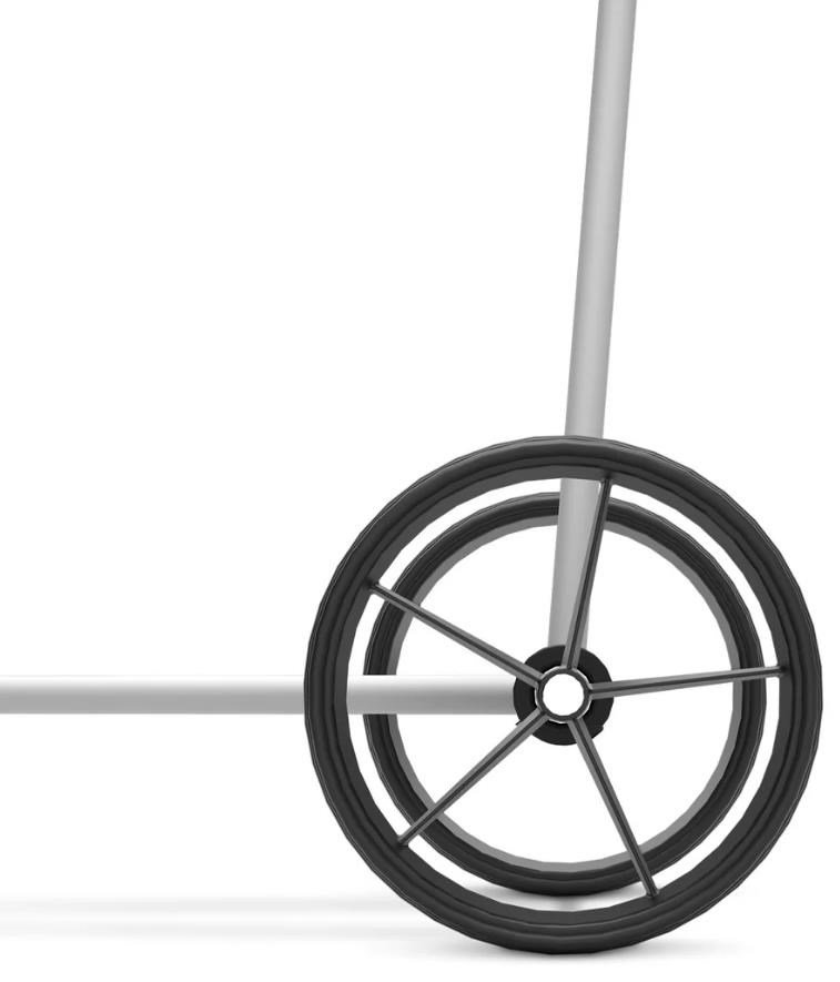Big Max e-TI 3 elektrische golftrolley, grijs (incl. accu en oplader)