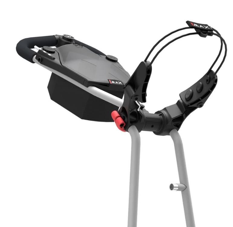 Big Max e-TI 3 elektrische golftrolley, grijs (incl. accu en oplader)