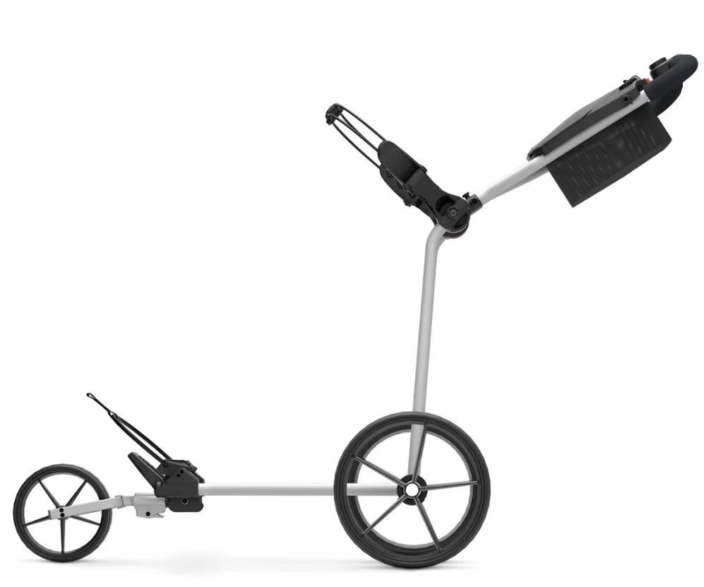 Big Max e-TI 3 elektrische golftrolley, grijs (incl. accu en oplader)