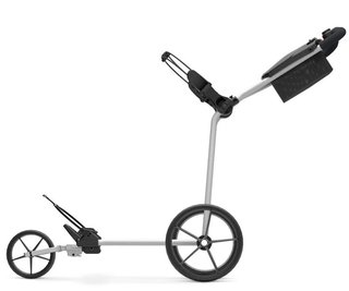 Big Max e-TI 3 elektrische golftrolley, grijs (incl. accu en oplader)