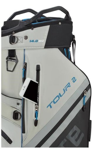 Big Max Dri Lite Tour 2 cart bag, zwart/gebroken wit/blauw