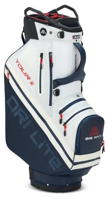 Big Max Dri Lite Tour 2 cart bag, rood/wit/navy