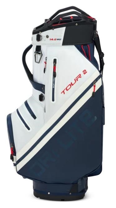 Big Max Dri Lite Tour 2 cart bag, rood/wit/navy