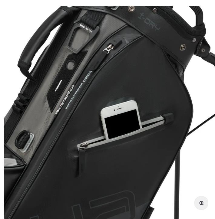 Big Max Aqua Eight H stand bag, zwart/antraciet