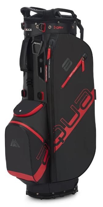 Big Max Aqua Eight H stand bag, zwart/rood