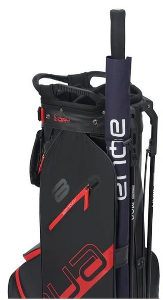 Big Max Aqua Eight H stand bag, zwart/rood