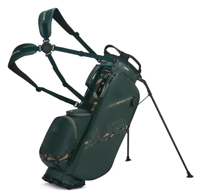 Big Max Aqua Eight H stand bag, forest green/green camo