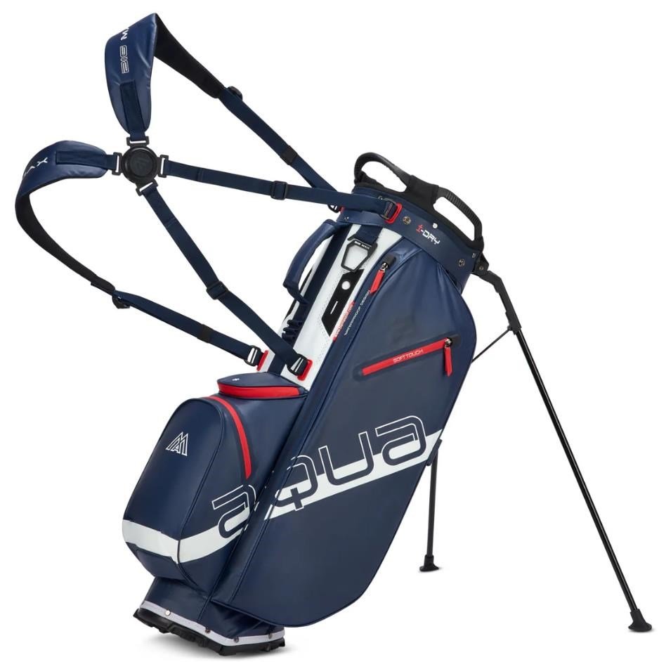 Big Max Aqua Eight H stand bag, navy/white/red