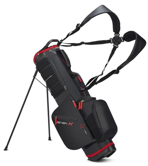 Big Max Aqua Seven H stand bag, zwart/rood