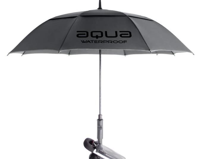 Big Max Aqua paraplu 60", houtskool/zilver