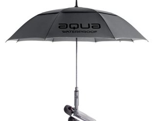 Big Max Aqua paraplu 60", houtskool/zilver