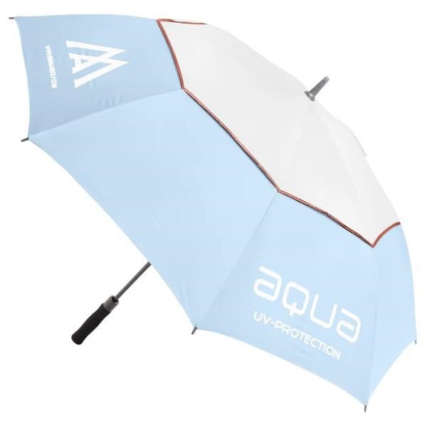 Big Max Aqua Umbrella UV paraplu 60", ijsblauw/wit/perzik