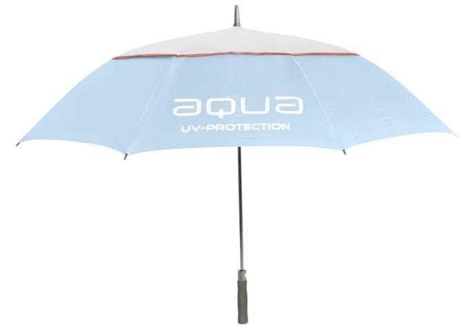 Big Max Aqua Umbrella UV paraplu 60", ijsblauw/wit/perzik
