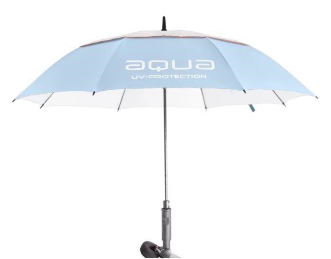 Big Max Aqua Umbrella UV paraplu 60", ijsblauw/wit/perzik