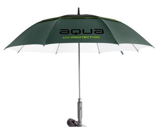 Big Max Aqua Umbrella UV paraplu 60", bosgroen/zwart/limoen
