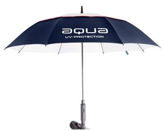Big Max Aqua Umbrella UV paraplu 60", marine/wit/rood