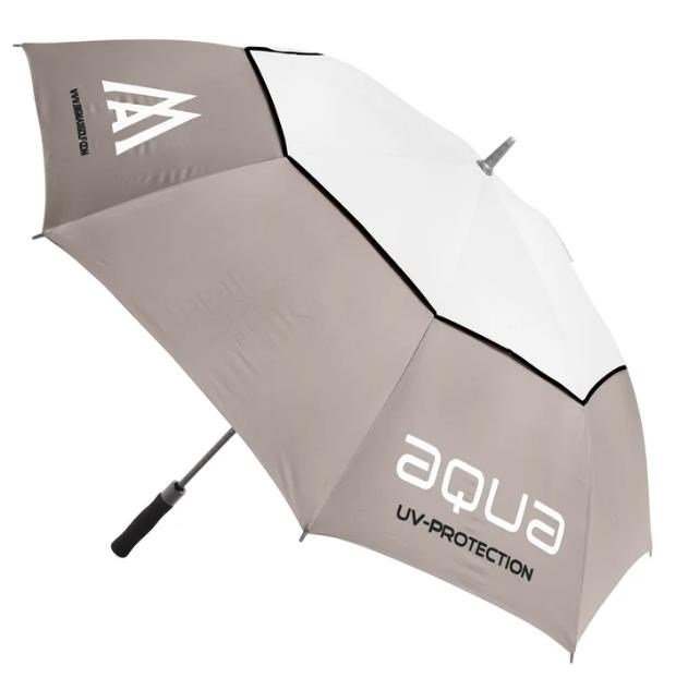 Big Max Aqua Umbrella UV paraplu 60", taupe/wit/zwart