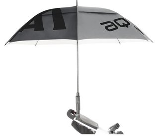 Big Max Aqua UV XL paraplu 68", houtskool/grijs