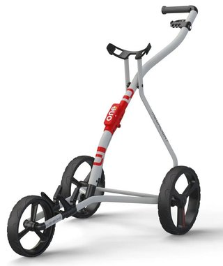 Wishbone One handtrolley, wit/rood