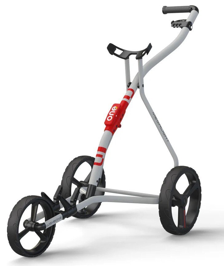 Wishbone One handtrolley, wit/rood