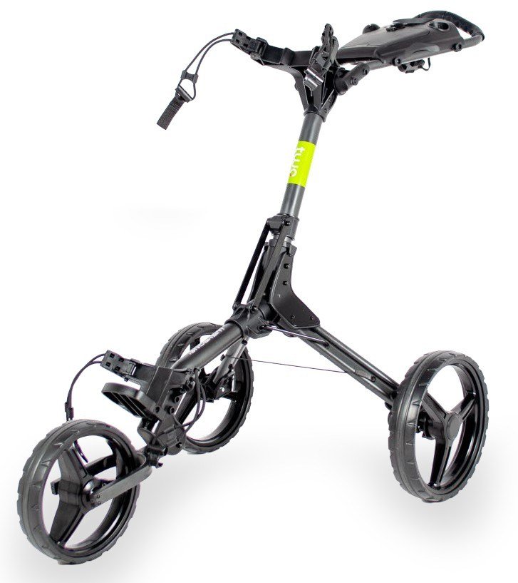 Wishbone Cube Two handwagen, charcoal/lime