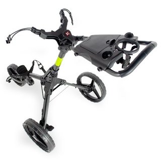 Wishbone Cube Two handwagen, charcoal/lime